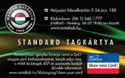 Standard Tagkártya