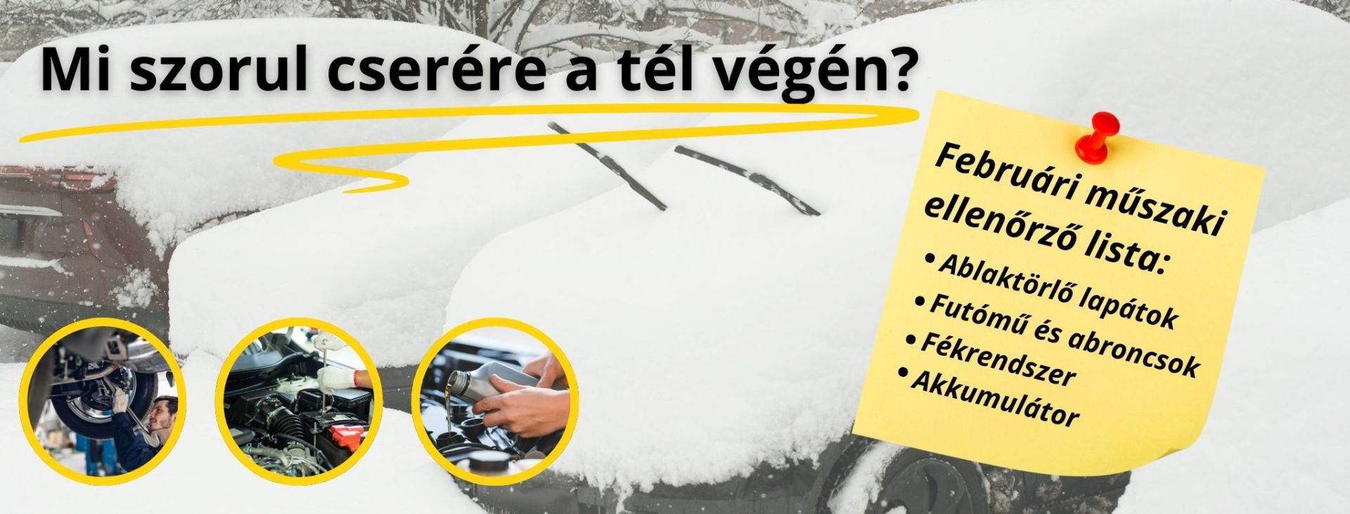 Februári műszaki ellenőrző lista