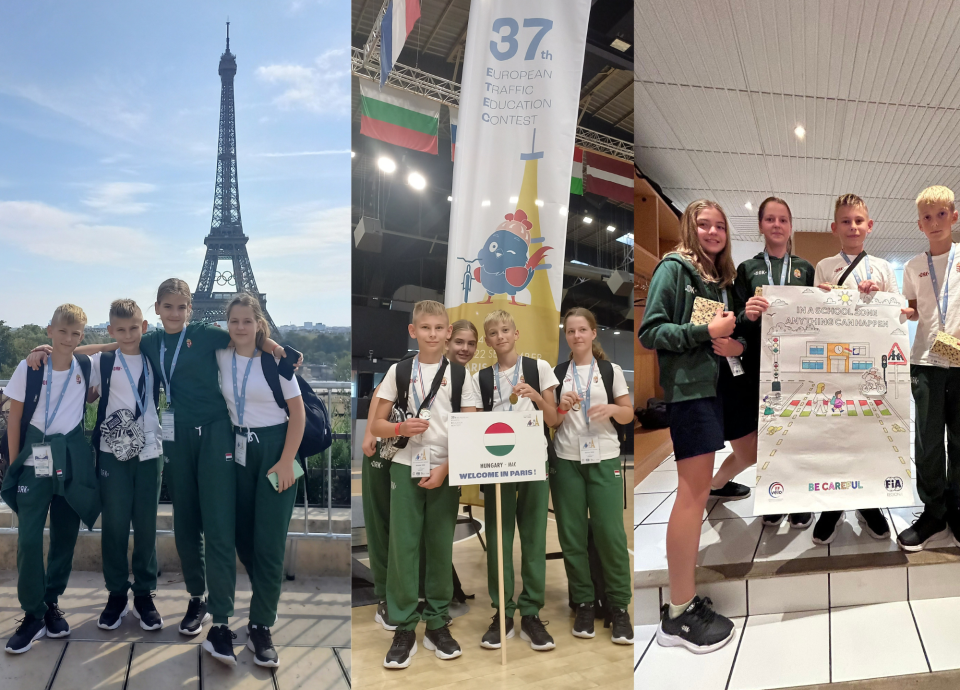 Magyar diákok párizsi szereplése